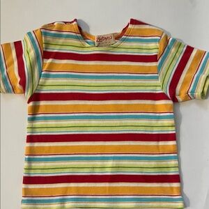 Zutano Colorful Striped Short Sleeve Tee